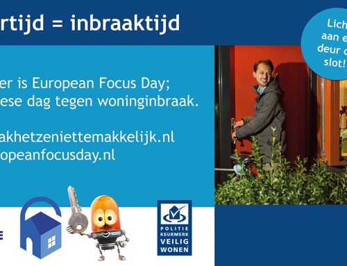 European Focus Day tegen woninginbraken