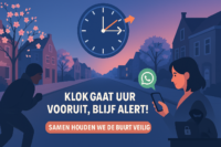 Klok gaat uur vooruit, daarmee wordt het lichter. Maar blijf alert!